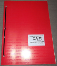 DYNAPAC CA-15 SERIES 2 ROLOS VIBRATÓRIOS PEÇAS LIVRO MANUAL CATÁLOGO S-10216-1, usado comprar usado  Enviando para Brazil