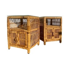 Vintage rattan wrapped for sale  Lakeland