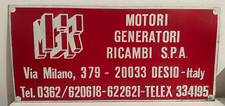 Vecchia targa metallo usato  Cesate
