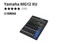 Yamaha mischpult mg12xu gebraucht kaufen  Schwabach