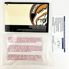 Mongoose bicycle owners for sale  Chandler