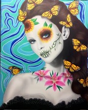 Monarch sugar skull for sale  Watsonville