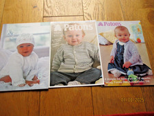 Patons baby knitting for sale  CONSETT