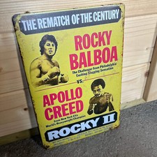 Rocky insegna latta usato  Spedire a Italy