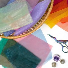Sheer fabric scraps for sale  SHREWSBURY