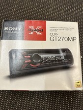 Sony cdx gt270mp for sale Sony cdx gt270mp for sale  PETERBOROUGH