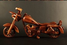 Motocicleta modelo de madeira 8” A X 15” L comprar usado  Enviando para Brazil