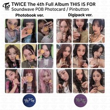 DUAS VEZES 4º Álbum Completo ESTE É PARA Soundwave POB Cartão Fotográfico Benefit Goods KPOP comprar usado  Enviando para Brazil