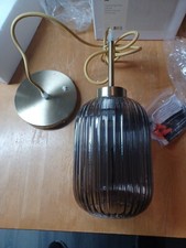 Pendant light ribbed for sale  Saylorsburg