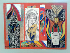 Mixed media unikat gebraucht kaufen  Beuren, Grimburg, Rascheid