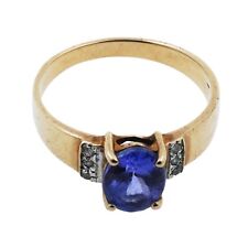 Tansanit diamant ring gebraucht kaufen  Gelsenkirchen