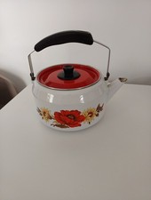 Bouilloire vintage florale d'occasion  Arques