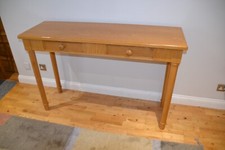 Solid oak console for sale  GUILDFORD