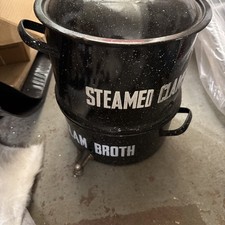 Vintage enamelware clam for sale  Stratford