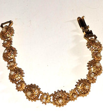 Goldette vintage? Pulseira barroca pérola Florenza comprar usado  Enviando para Brazil