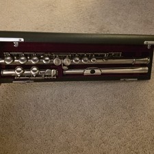 Muramatsu M-40 (M-120/EX) Flauta Tóquio Prata Headjoint Novas Almofadas com Estojo comprar usado  Enviando para Brazil