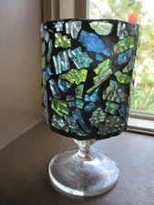 Footed candle holder for sale  Waterloo