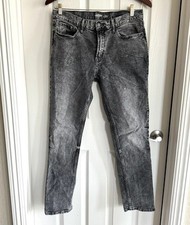 Jeans masculino OLD NAVY 32 X 32 preto slim fit embutido flexível preto desbotado comprar usado  Enviando para Brazil