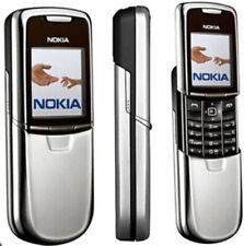 Celular Nokia 8800 prata (desbloqueado) clássico Bluetooth em estado perfeito comprar usado  Enviando para Brazil