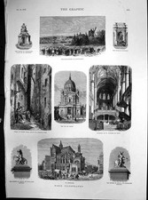 Old antique print for sale  UK