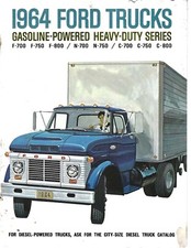 Folheto de caminhão - Ford - F-700 C-800 et al movido a gás resistente - 1964 (T3565) comprar usado  Enviando para Brazil