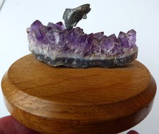 Vintage amethyst crystal for sale  PEMBROKE DOCK