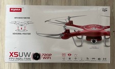 Drone Syma X5UW FPV en tiempo real con 5 baterías de repuesto segunda mano  Embacar hacia Mexico