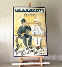 Blechschild leibniz cakes gebraucht kaufen  Ratzeburg