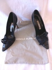 Manolo blahnik black for sale  RADSTOCK