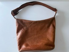 Usado, Bolsa de couro marrom HENK BERG - tiracolo natural curtida bolsos desleixados australianos comprar usado  Enviando para Brazil