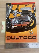 Folheto de motocicleta usado vintage Bultaco Sherpa S 100cc VBM6 VBB, usado comprar usado  Enviando para Brazil