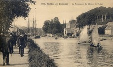 Cpa bretagne rivière d'occasion  Delle