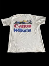 Camisa vintage Canon Williams Renault Fórmula 1 corrida Grand Prix F1 1992 comprar usado  Enviando para Brazil