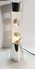 Lava lamp silver for sale  BASILDON