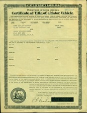 1952 north carolina for sale  Rutherfordton