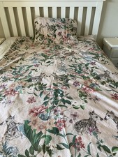 Capa Doona cama de solteiro flores e veados com fronha combinando comprar usado  Enviando para Brazil