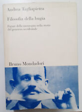 Tagliapietra andrea filosofia usato  Roma