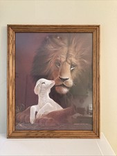 Vtg lion lamb for sale  Hooks