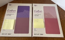 Crafters Companion - Lote de 2 cartolina de luxo rosa/roxo comprar usado  Enviando para Brazil