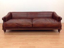 antique leather sofa for sale  YORK