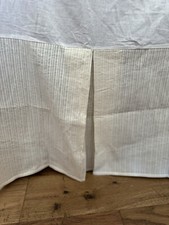 Saia King Size Marfim 100% Algodão 18” Caixa Plissada Plisse Split Somerfield comprar usado  Enviando para Brazil