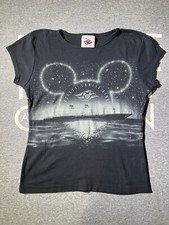 Usado, Camiseta Vintage Disney Cruise Line Grande Mickey Feita nos EUA 100% Algodão Desenho Animado comprar usado  Enviando para Brazil