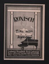 Leipzig werbung 1914 gebraucht kaufen  Leipzig