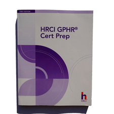 HRCI PHR Cert Prep Textbook Human Resources Certification Institute Global Prof. segunda mano  Embacar hacia Mexico