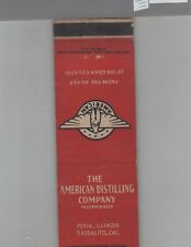 Matchbook cover american for sale  Raymond