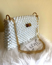 Bolso de mujer hecho a mano con cuentas, ideal para ocasiones especiales y fiestas segunda mano  Embacar hacia Mexico