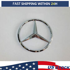 Novo emblema de porta-malas estrela cromada compatível com Mercedes Benz 75mm comprar usado  Enviando para Brazil