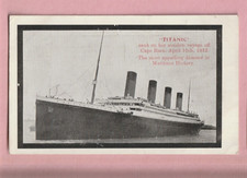 R.m. titanic sank for sale  DAWLISH