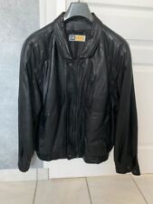 Blouson cuir noir d'occasion  Lussac-les-Châteaux