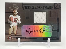 2005 Playoff Absolute Joe Montana Tools Of The Trade GU Jersey Auto /50 comprar usado  Enviando para Brazil